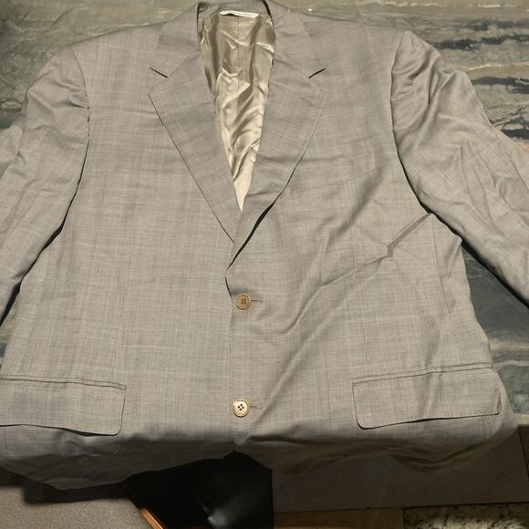 Canali Men's 100% Wool 2-Button Blazer Brown Italy 56R Model 13220/32 - Picture 1 of 11